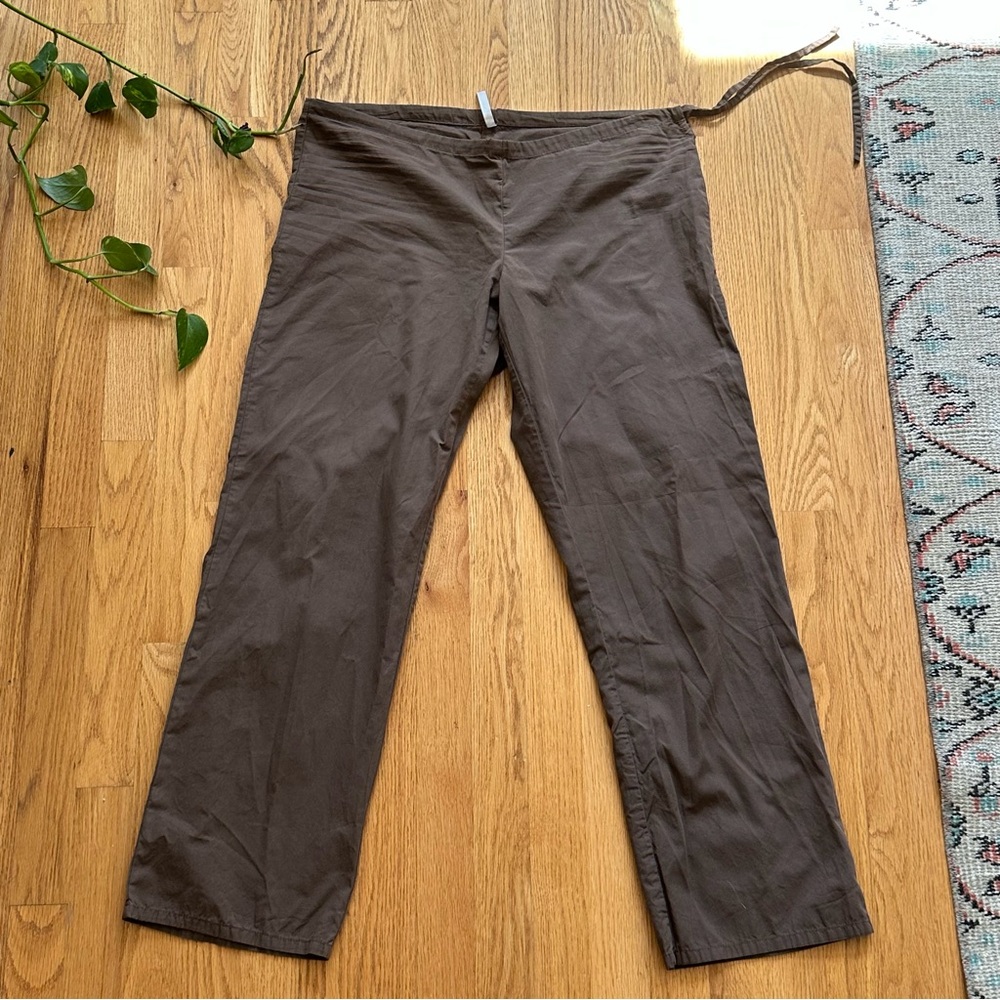 Brooke Callahan Brown Tie Pants